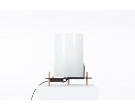 Georges Frydman table lamp metal brass and Perspex edition EFA 1955