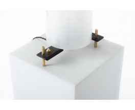 Georges Frydman table lamp metal brass and Perspex edition EFA 1955