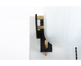 Georges Frydman table lamp metal brass and Perspex edition EFA 1955