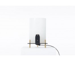 Georges Frydman table lamp metal brass and Perspex edition EFA 1955