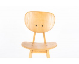 Junzo Sakakura chairs modèle 3221 edition Tendo Mokko 1953 set of 4