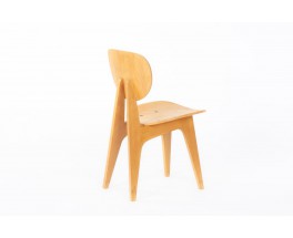 Junzo Sakakura chairs modèle 3221 edition Tendo Mokko 1953 set of 4