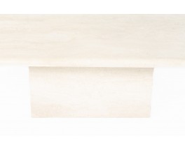 Coffee table in travertine rectangular model 1980