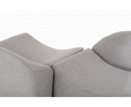 Chauffeuses Bernard Govin modèle Asmara édition Ligne Roset 1973 set de 2