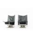 Paolo Deganello armchairs model Aeo edition Cassina 1973 set of 2