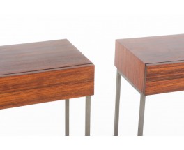 Antoine Philippon and Jacqueline Lecoq nightstands edition Degorre 1960 set of 2