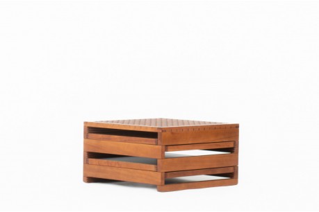 Bernard Vuarnesson coffee table model Tetra 1980