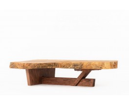 Brutalist coffee table large model 1950