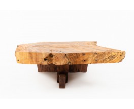 Brutalist coffee table large model 1950