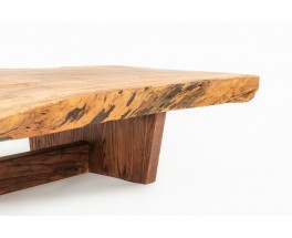 Brutalist coffee table large model 1950