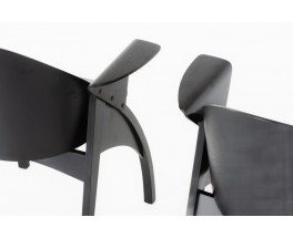 Pascal Mourgue armchairs model Galateo edition Scarabat 1980 set of 2