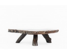 Free form coffee table in sequoia brutalist design 1950