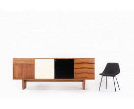 Robert Debieve sideboard in mahogany edition Les Huchers Minvielle 1950