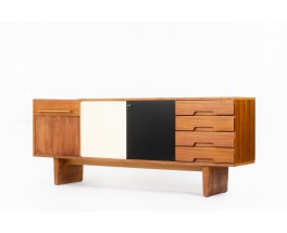 Robert Debieve sideboard in mahogany edition Les Huchers Minvielle 1950