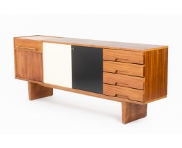 Robert Debieve sideboard in mahogany edition Les Huchers Minvielle 1950