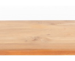 Table basse rectangulaire Pierre Chapo modèle T08 en orme 1980