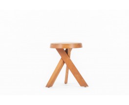 Pierre Chapo stool model S31 in elm 1980