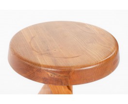 Pierre Chapo stool model S31 in elm 1980