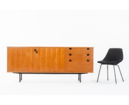 Alain Richard sideboard model 198 in elm edition Meuble TV 1955