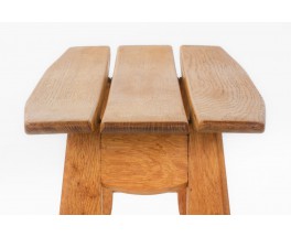 Guillerme & Chambron stools in oak edition Votre Maison 1950 set of 2