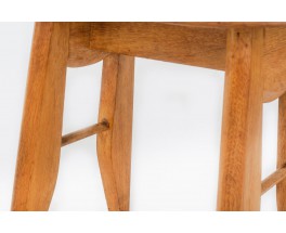 Guillerme & Chambron stools in oak edition Votre Maison 1950 set of 2