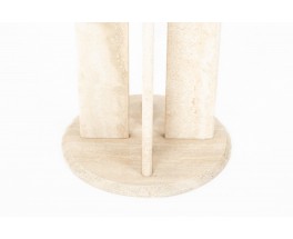 Table in beige marble edition Ligne Roset 1970