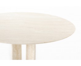 Table en marbre beige édition Ligne Roset 1970