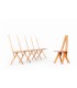 Pierre Chapo chairs model S45 in elm 1980 set of 6