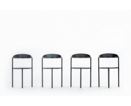 Chaises Philippe Starck modèle Hashwood édition 3 Suisses 1987 set de 4