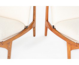 Joseph Andre Motte low chairs model 790 edition Steiner 1960 set of 2