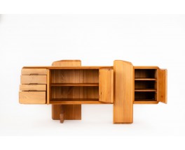 Pierre Chapo sideboard model R28 in elm 1980