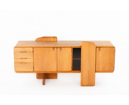 Pierre Chapo sideboard model R28 in elm 1980