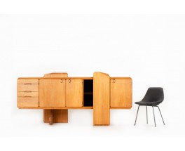 Pierre Chapo sideboard model R28 in elm 1980