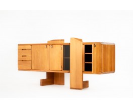 Pierre Chapo sideboard model R28 in elm 1980