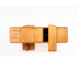 Pierre Chapo sideboard model R28 in elm 1980