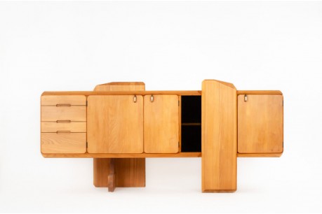Pierre Chapo sideboard model R28 in elm 1980