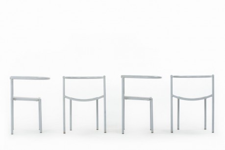 Philippe Starck chairs model Von Vogelsang edition Driade 1985 set of 4