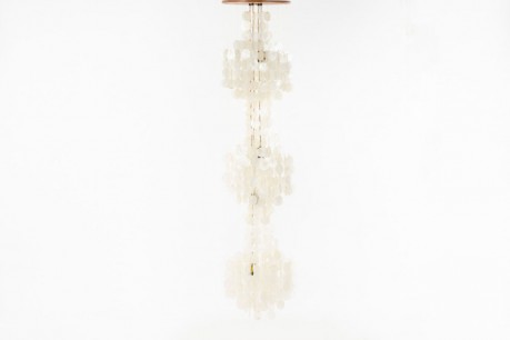 Pendant light large model in mother-of-pearl 1960