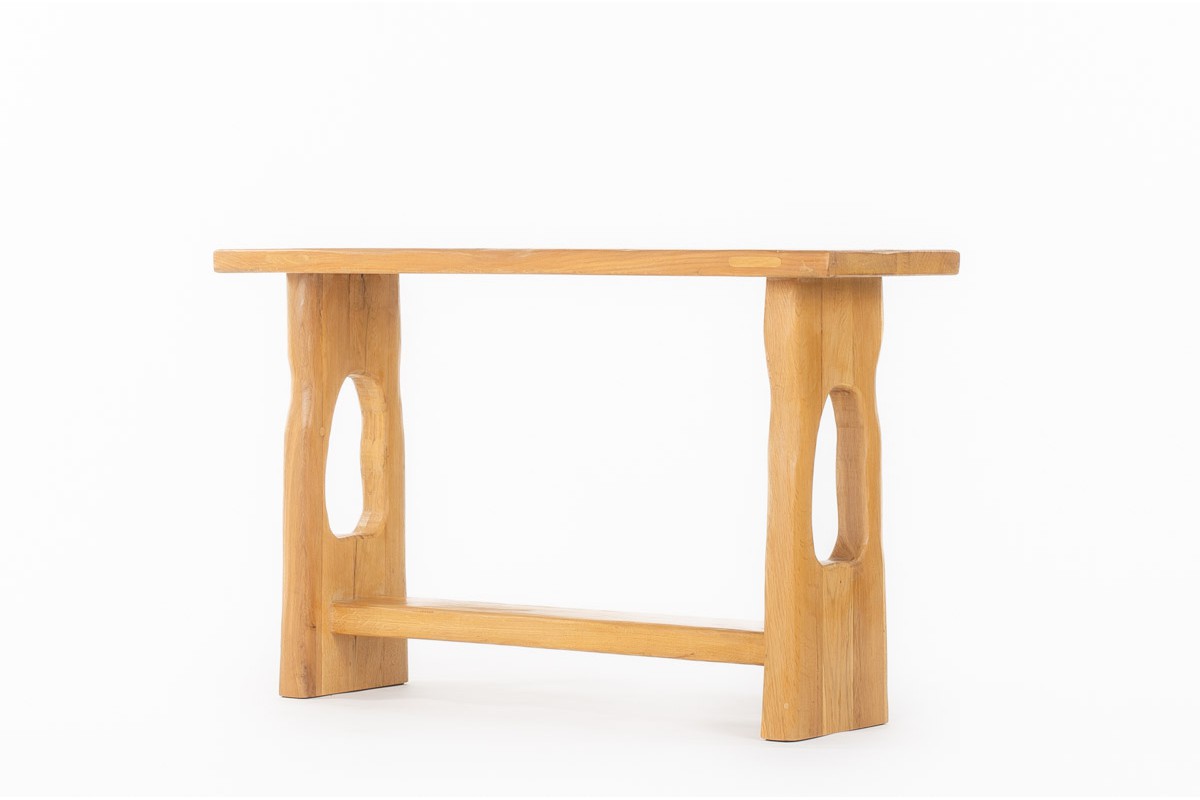 Console table model Hadrien oak Galerie44 Collection