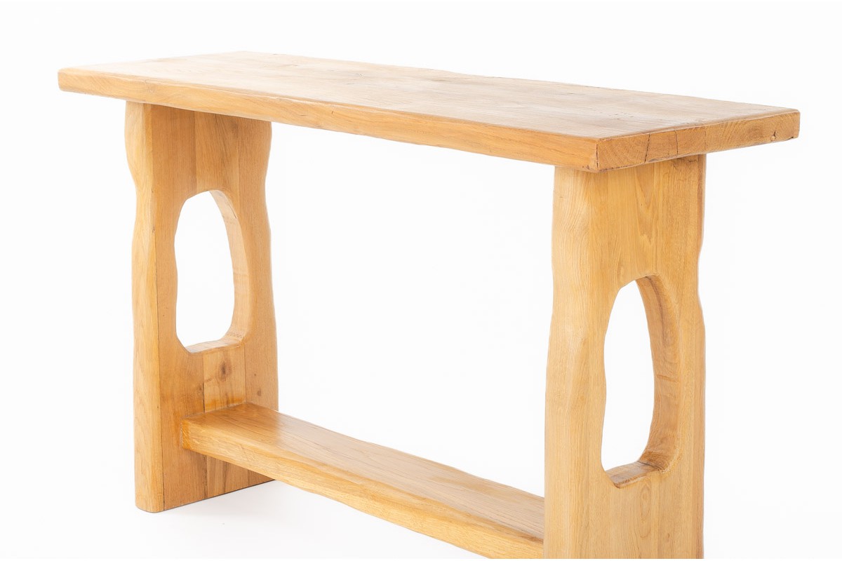 Console table model Hadrien oak Galerie44 Collection