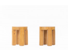 Stools Monolith model by Galerie44 collection set of 2