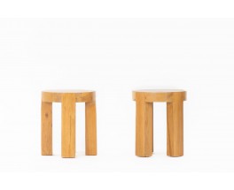 Stools Monolith model by Galerie44 collection set of 2