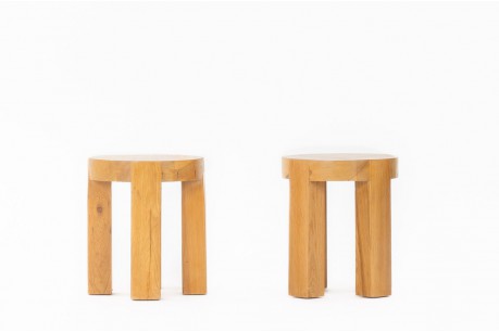 Tabourets modèle Monolithe Collection Galerie44 set de 2