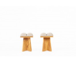 Stools Khi model by Galerie44 collection set of 2