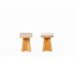 Stools Khi model by Galerie44 collection set of 2