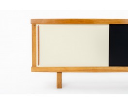 Sideboard model Thyra 2 doors oak and lacquer Collection Galerie44