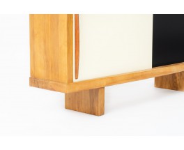 Sideboard model Thyra 2 doors oak and lacquer Collection Galerie44