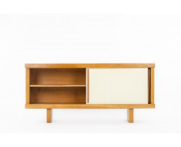 Sideboard model Thyra 2 doors oak and lacquer Collection Galerie44