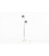 Floor lamp inspired by Gino Sarfatti marble, glass and chrome 1970