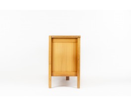 Sideboard large model in elm edition Atelier Chauvin 1980